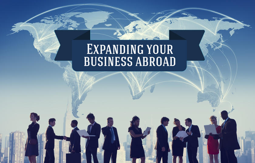 People discussing on expanding your business abroad