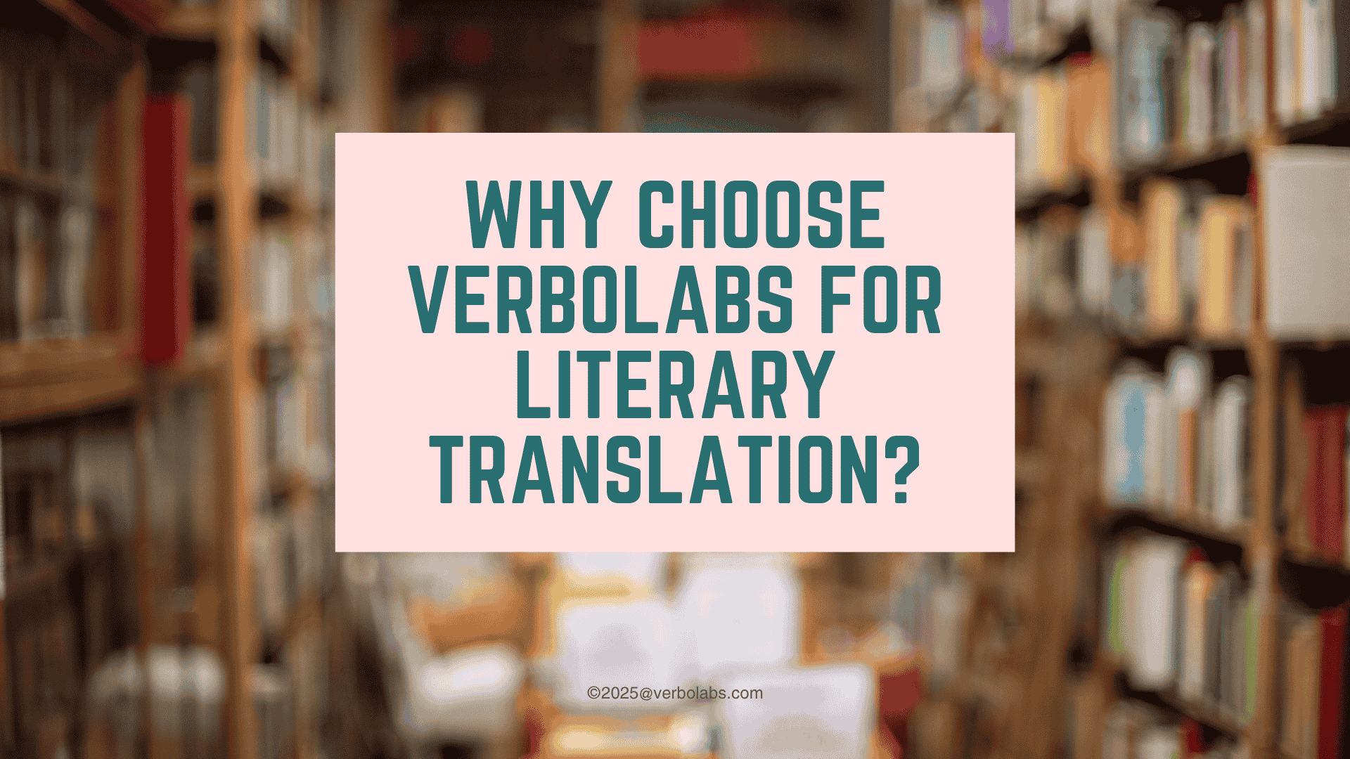 Why Choose VerboLabs for Literary Translation?