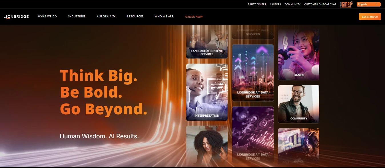 Lionbridge Homepage