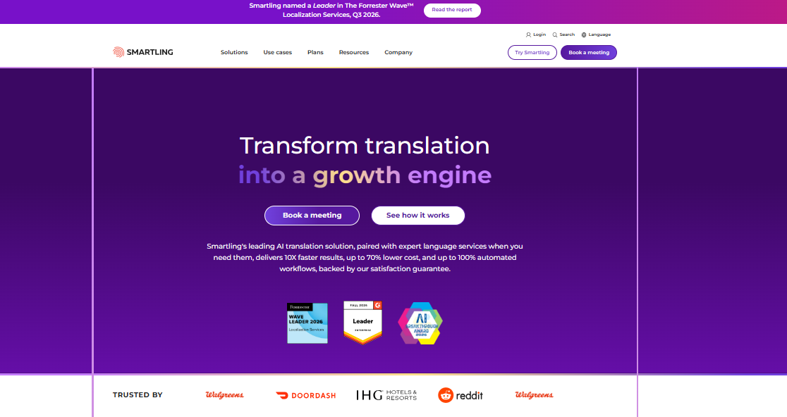 Smartling Homepage
