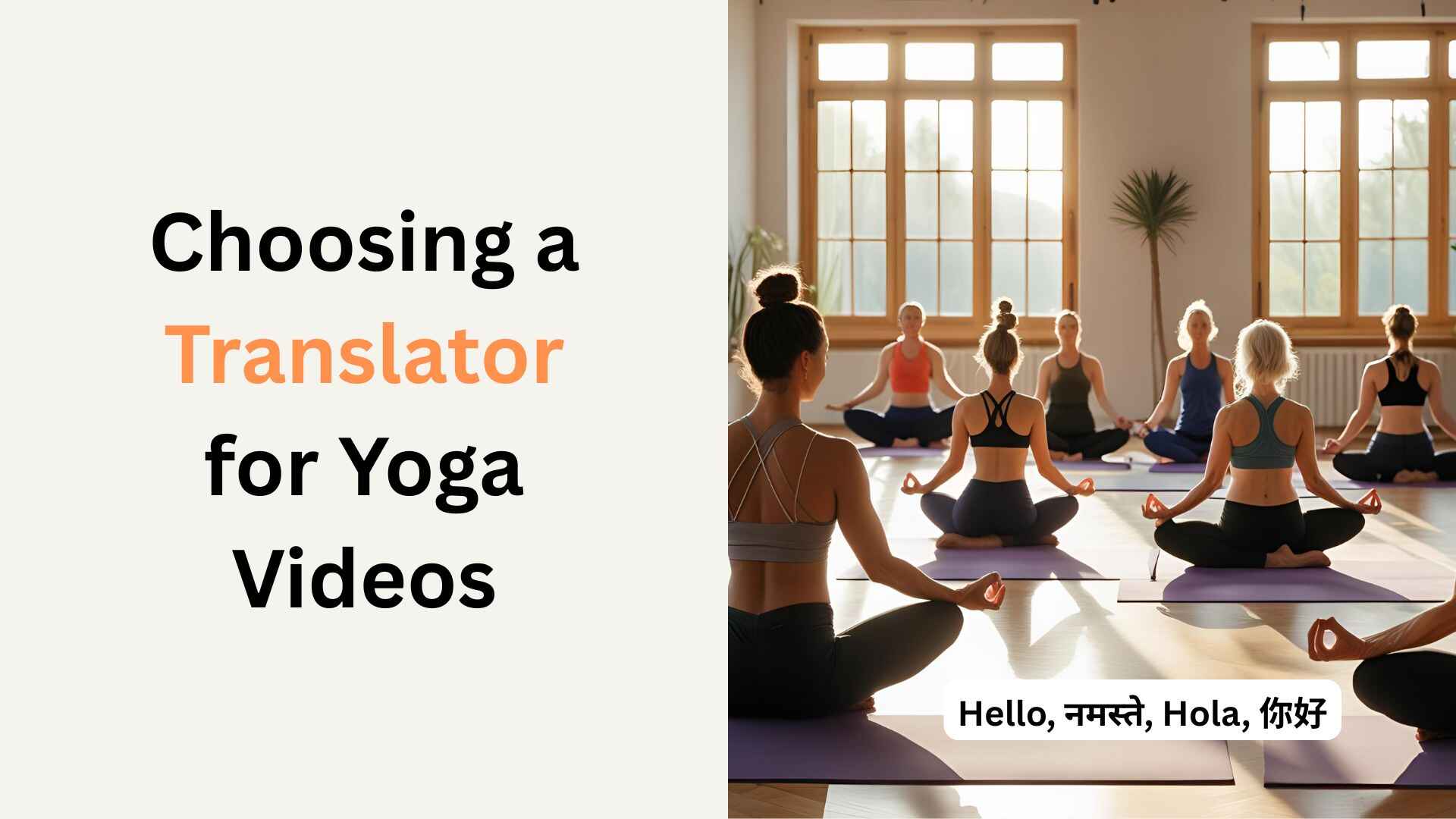 How to Choose the Right Translator for Your Yoga Videos