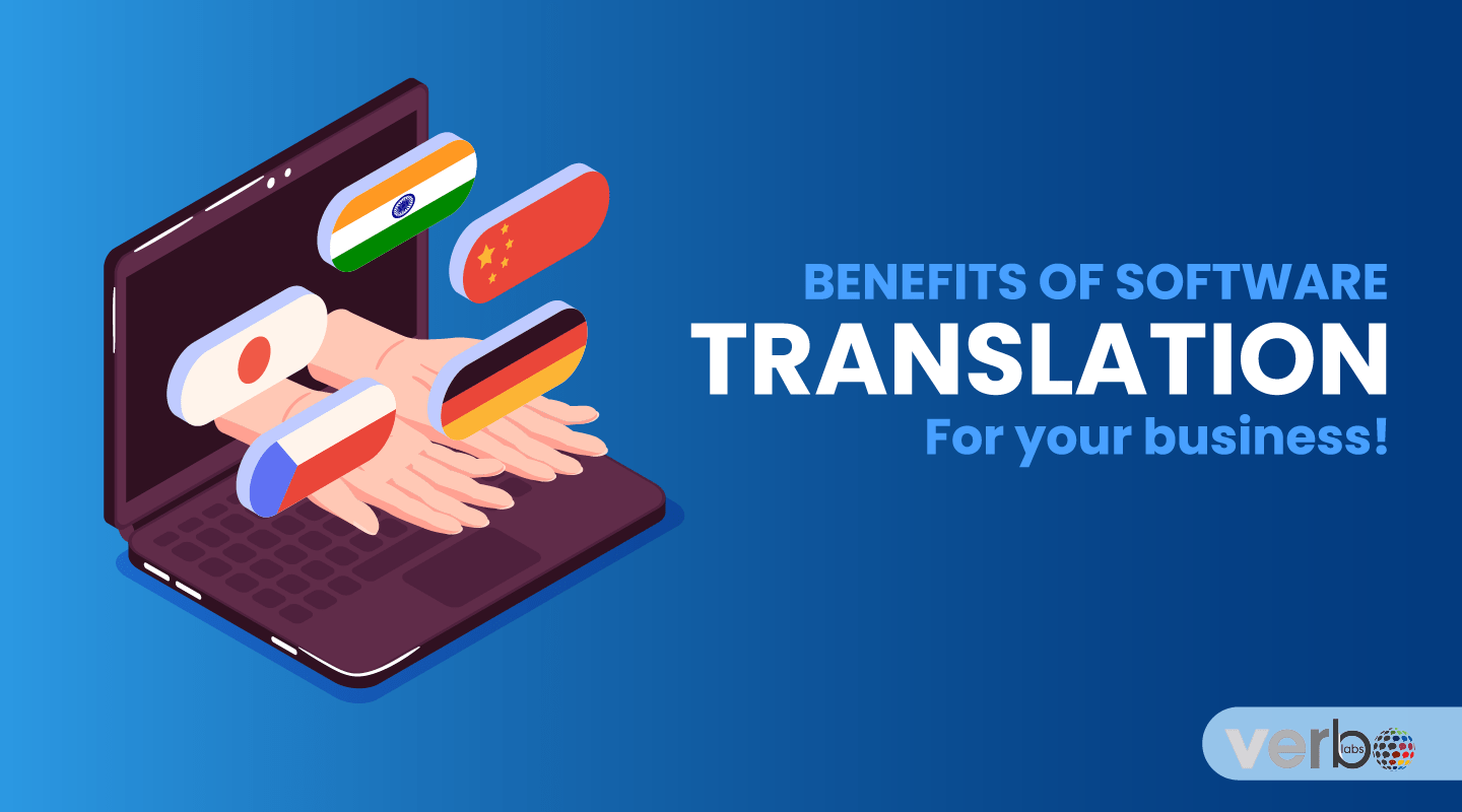 Banner of benefits of software translation