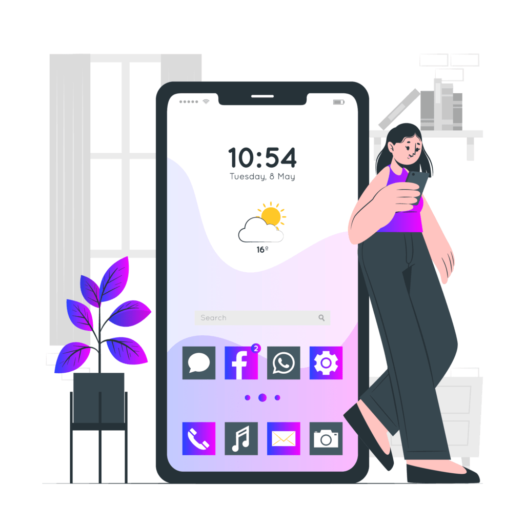 Mobile screen