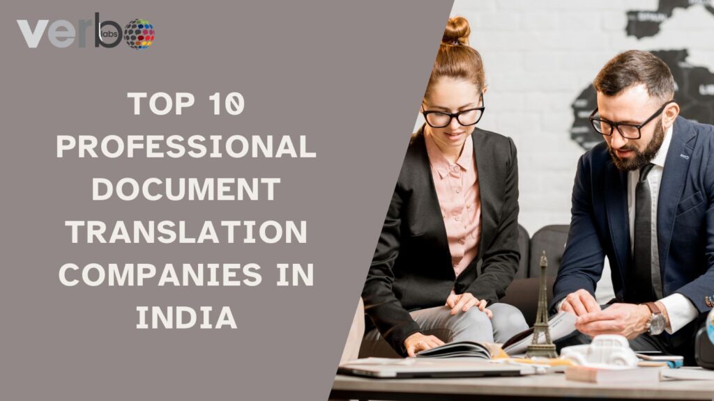 Professional Document Translation Companies in India