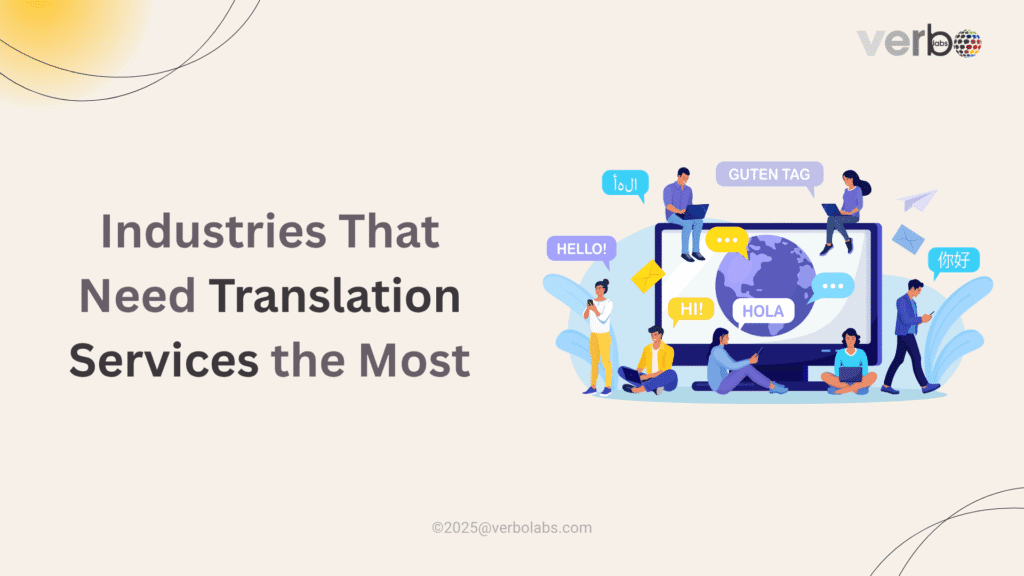 Industries That Need Translation Services the Most
