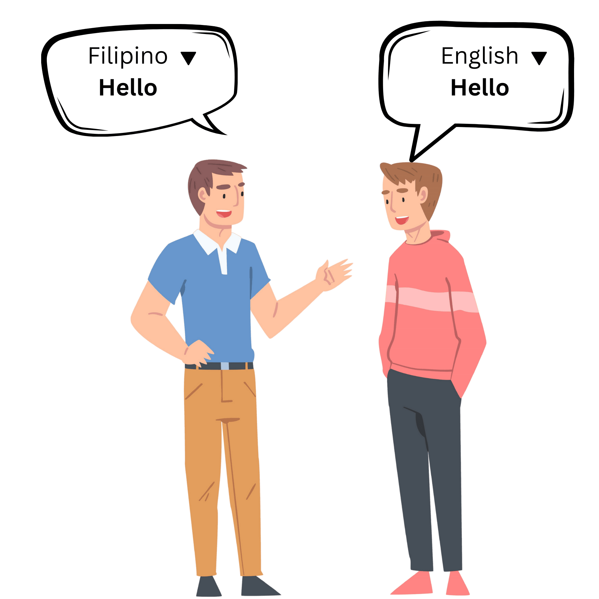English to Filipino