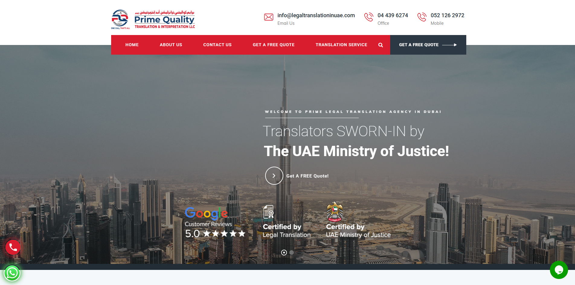 Legal Translation Services