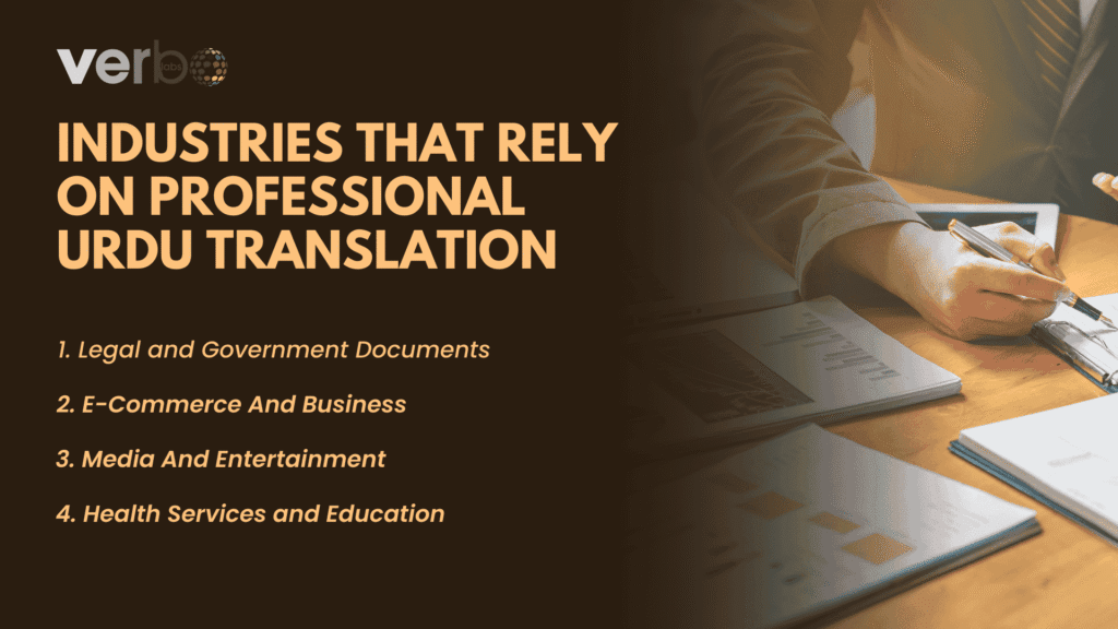 Industries That Rely On Professional Urdu Translation