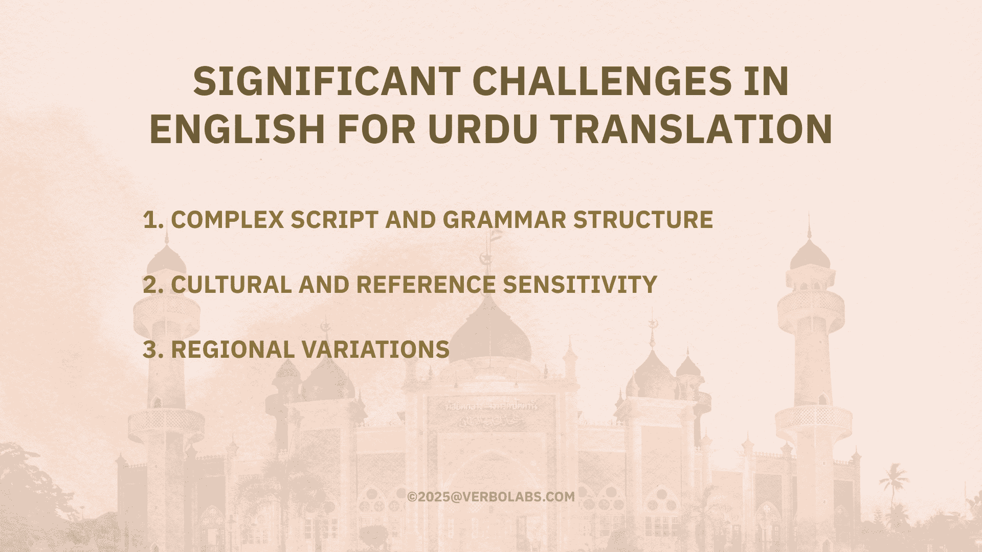 Significant Challenges In English For Urdu Translation