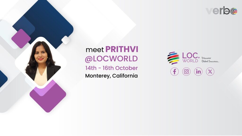 VerboLabs at LocWorld54: Joining Global Voices in Localization