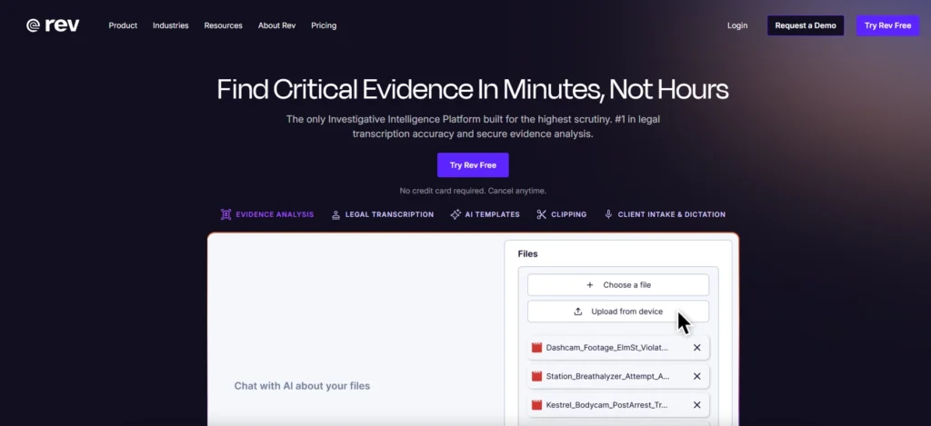 Rev Homepage