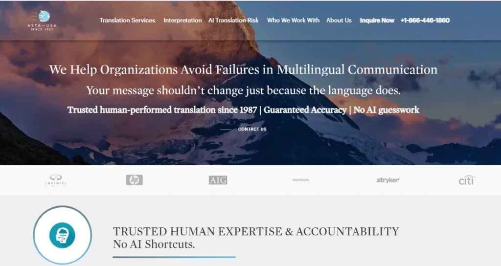 Asta-USA Homepage