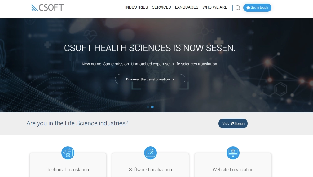 CSOFT International Homepage