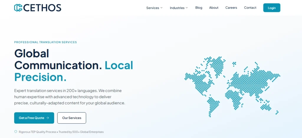 Cethos Homepage