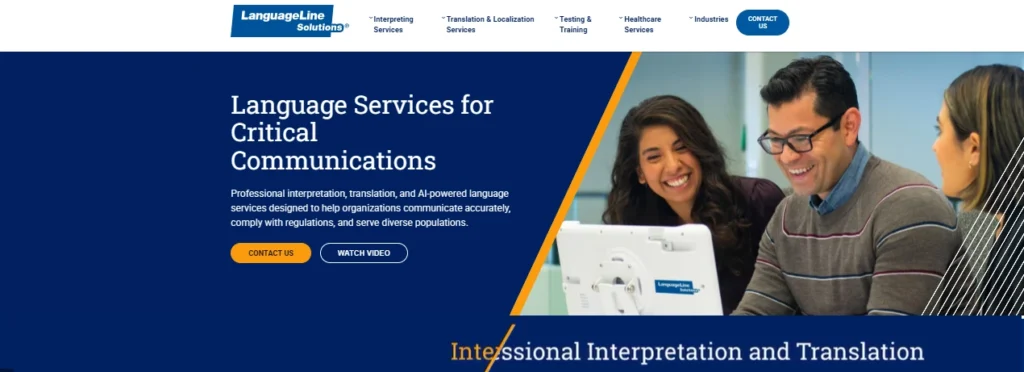Languageline Homepage