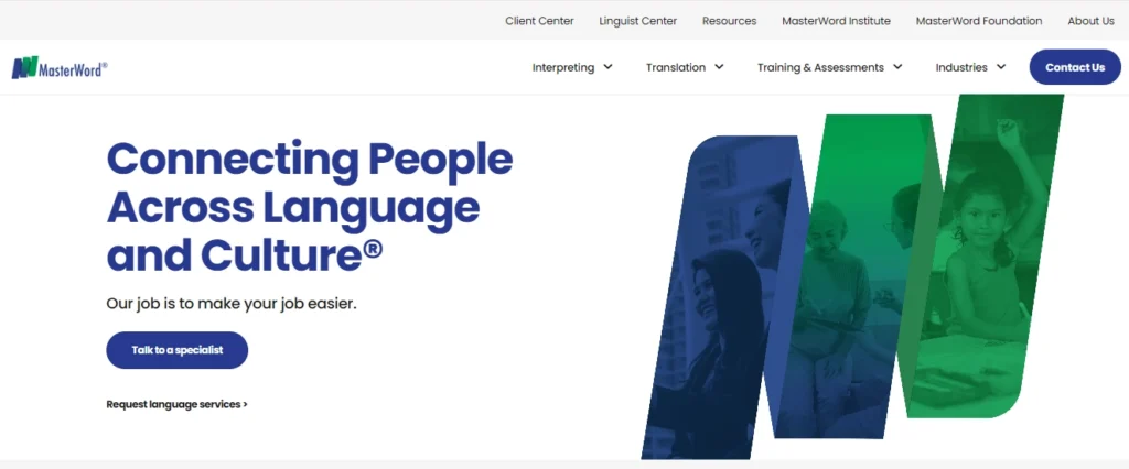 Masterword Homepage