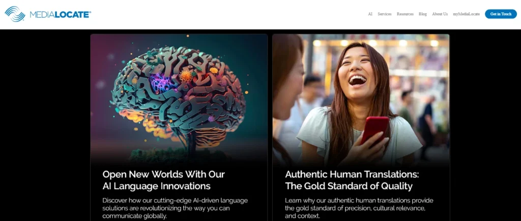 MediaLocate Homepage