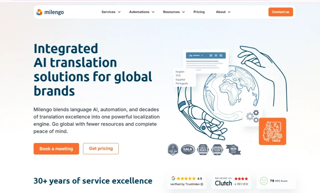 Milengo Homepage