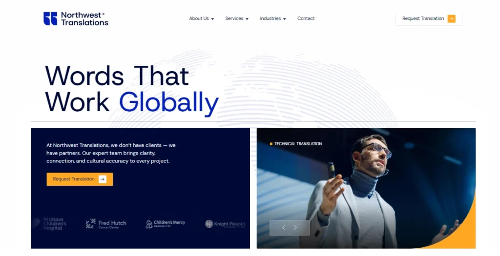 NW Translations Homepage